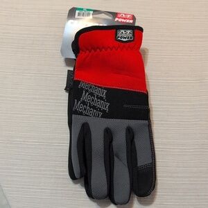 Mechanix Wear Power Grip Gloves Black/Red – XLarge | Maximum Grip & Durability